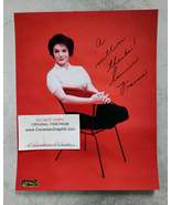 Connie Francis Hand Signed Autograph 8x10 Photo COA - $123.48 CAD