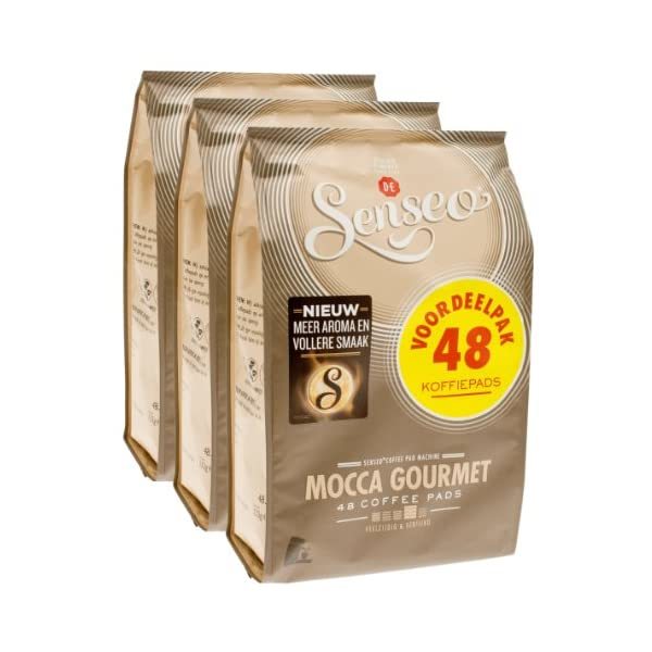 Senseo Mocca Gourmet, New Design, Pack of 3, 3 x 48 Coffee Pods  - $56.00