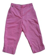 Duck Head Sport  DHX-Dry Capri Pants ~ Pink ~ 22&quot; Inseam ~ Sz 6 ~ High Rise - £9.87 GBP