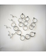 3 Ring Necklace Extender Toggle clasp, Pewter 1.75 Inch, 5 sets - $3.99