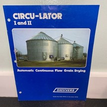 Shivvers Circu-Lator I II Silos Brochure Vintage Corydon Iowa Grain Dryi... - $9.79