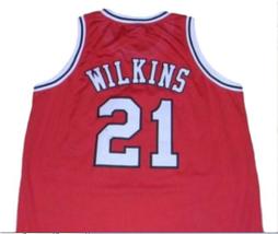 Dominique Wilkins College Basketball Jersey Sewn Red Any Size image 2