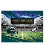 Official NFL Philadelphia Eagles Personalized 62&quot; x 84&quot; Washable Rug - €171,73 EUR
