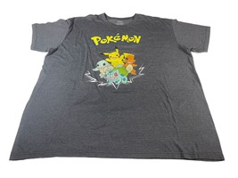 Nintendo Pokemon T-Shirt Size 3XL Pikachu Charmander Bulbasaur Squirtle ... - $16.90