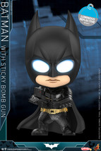 Hot Toys Cosbaby Dark Knight Movie Batman with Sticky Bomb Gun Action Figure  - £35.55 GBP