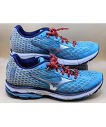 Mizuno Wave Rider Shoes Women&#39;s W7.5 Blue Athletic Running Sneakers VG - $525.98 MXN