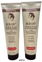 2x SoftSheen Carson Sta-Sof-Fro Rub On Hair &amp; Scalp Conditioner Extra Dry, 5oz - £39.55 GBP