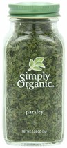 Simply Organic Parsley Flakes Cut &amp; Sifted Certified Organic, 0.26 oz Co... - £7.78 GBP