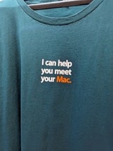 Apple Store Employee T shirt 6XL I can help you meet your Mac green men ... - $15.58