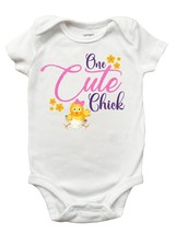 One Cute Chick Easter Shirt, Chick Easter Shirt for Girls, Girls Easter Onesie - £7.83 GBP
