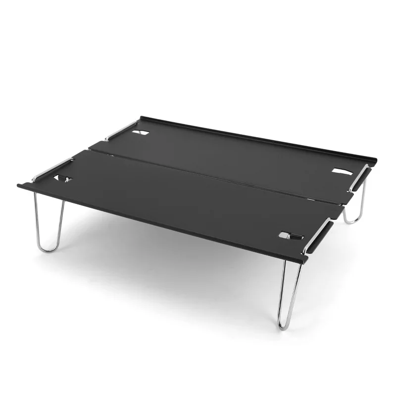 Portable Camping Foldable Table Outdoor Ultra Light Desk for Climbing Fishing - £23.27 GBP