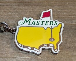 Masters Golf Map/Flag Logo Keychain Yellow Augusta National 2023 NWT - £22.41 GBP