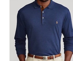POLO RALPH LAUREN Men&#39;s Classic-Fit Long Sleeve Soft Cotton Polo Shirt S... - $69.99