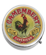 Vintage Camembert Cheese Tin Medical Pill Box Medicine Pill Box - $16.01 CAD