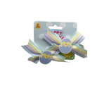 2 Ct Happy Easter Stripe Multicolor Chick Bows - £10.98 GBP