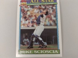 Mike Scioscia Dodgers 1991 Topps All Star #404 - £1.55 GBP