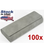 100 Cuoio Grigio Occhiali da Sole Custodia Lettura Occhiali Piccolo - $158.37