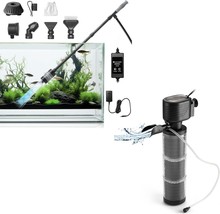 Xpertmatic 35W Aquarium Filter + 528Gph/28W Powerful Fish Tank Cleaner - $62.99