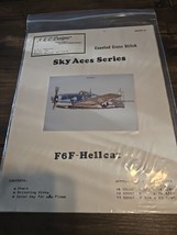 A &amp; L DESIGNS COUNTED CROSS STITCH PATTERN Sky Aces Series F6F Hellcat - £6.83 GBP