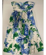 Badgley Mischka Strapless Floral Cocktail Dress Size 10 - $60.00