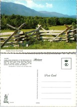 Tennessee Cades Cove Great Smoky Mountains Wood Fence Vintage Postcard - £7.51 GBP