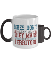 Motorcycle Mugs Bikes don&#39;t leak oil, they mark their territory CC-Mug  - £14.34 GBP