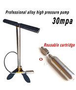 High Pressure Mini Bike Pump Bicycle Inflating Tyre Sport Balls PCP MTB Car - $53.31 CAD