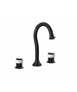 Coquette matte black widespread  bathroom sink faucet. - $1,388.22 CAD