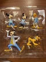 Disney Parks 50th Anniversary Christmas Ornament Fab 5 pc Set NIB Mickey Minnie - £27.27 GBP