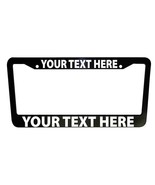 Custom Car License Plate Frame Black Plastic Personalized Car Accessorie... - €14,66 EUR