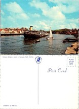 Netherlands Lesser Antilles Curacao Pontoon Bridge Sailboat Ship VTG Postcard - £7.39 GBP