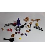 Monster High Doll House Kitchen Living Room Accessories Pet, drinks, web... - £13.37 GBP