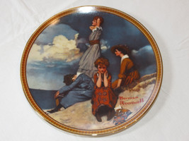 Norman Rockwell&#39;s Waiting on the Shore 17800 0 collector plate Knowles China ~ - £8.84 GBP