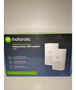 NEW MOTOROLA AC2200 Tri-Band Mesh WiFi System 2-Pack Whole Home Router 6... - $90.73 CAD