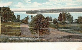 Lake Chautauqua New York~Long Point 1910s Postcard - £5.42 GBP
