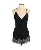 Woman&#39;s Pacsun Kendall &amp; Kylie Black Embroidered Romper, Small - New! - £14.21 GBP