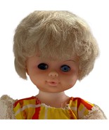 Vintage Doll Uneeda 13 Hong Kong 1969 Blonde Hair Blue Eye Girl - £14.98 GBP