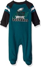 NFL Philadelphia Eagles Baby IT&#39;S TIME TO PLAY Sleeper size 0-3 Month by... - £23.48 GBP