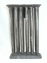 Antique Primitive Hand Made Twelve-Tube 8 3/4&quot; Candles Tin Mold With Fin... - £47.54 GBP