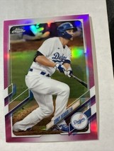 2021 Topps Chrome Pink Refractor Corey Seager #117 - £1.56 GBP