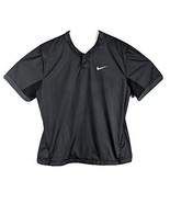 Womens Hot Cage Softball Jacket Medium Black Adjust Waist Vented Nike - £31.13 GBP