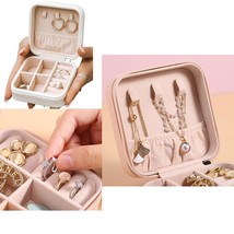 Engraved Jewelry Box, Personalized &amp; Travel Jewellery Case, Gift for her - £20.33 GBP