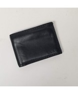 Levi&#39;s Black Bi-Fold Wallet Inner Zipper Pocket - £5.44 GBP