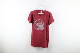 Vtg 80s Mens M Distressed US Trust 6th Annual 6 Mile Classic Road Race T-Shirt - £29.56 GBP