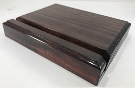 Smartphone / Tablet Stand - Pine Wooden Handcrafted - Minwax Dark Walnat... - $16.95