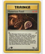 Pokemon TCG Mysterious Fossil Trainer Card 1st Edition 1999 62/62 - £7.81 GBP