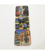 Set of 6 Malaga Spain Printed Photo Coasters - $344.76 MXN