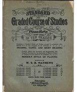 1892 Standard Graded Course of Studies for the Pianoforte in Ten Grades ... - $8.12 CAD