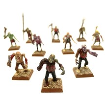 Vampire Counts Zombie Regiment 10 Painted Miniatures Dead Warhammer - $65.00