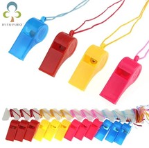 12pcs/lot Colored plastic whistle referee  whistle professional soccer referee w - £85.93 GBP